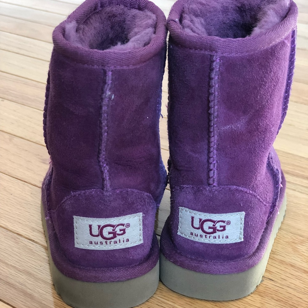 Purple ugg toddler boots